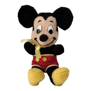 Vintage Mickey Mouse Stuffed Doll - A Walt Disney Character 16 Inches Long